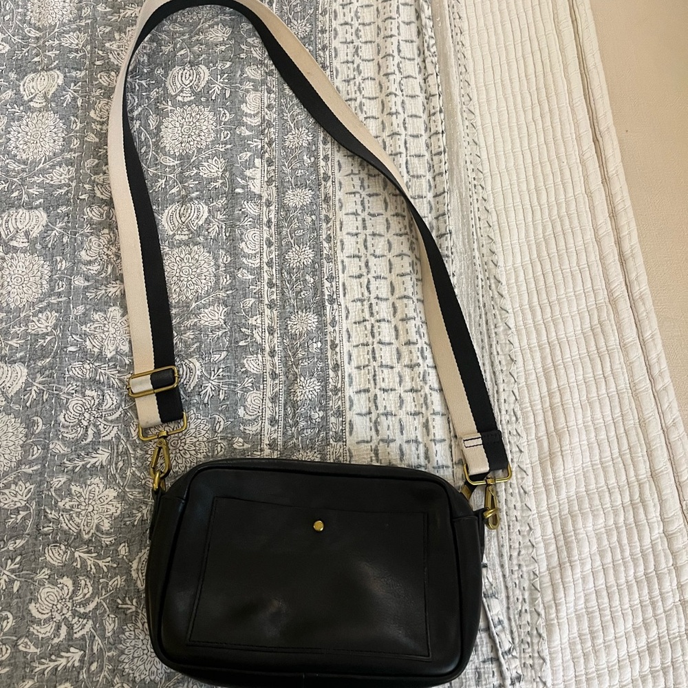 Madewell Black Camera Crossbody